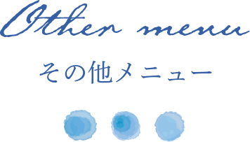 ヘアサロンアクアのその他メニューになります。