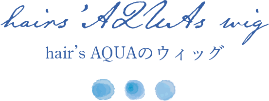 hair'sAQUAのウィッグ