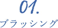 01.ブラッシング